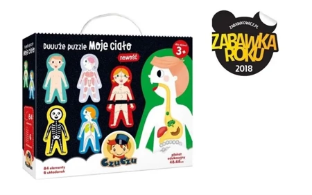 Duuuże puzzle Moje ciało - Bright Junior Media