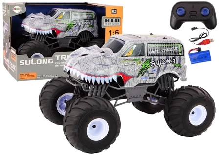 Duże auto Dinozaur terenowe 2.4G R/C 1:6 - Leantoys