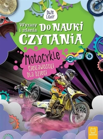 Duże litery. Motocykle. Ciekawostki dla dzieci - Agnieszka Bator