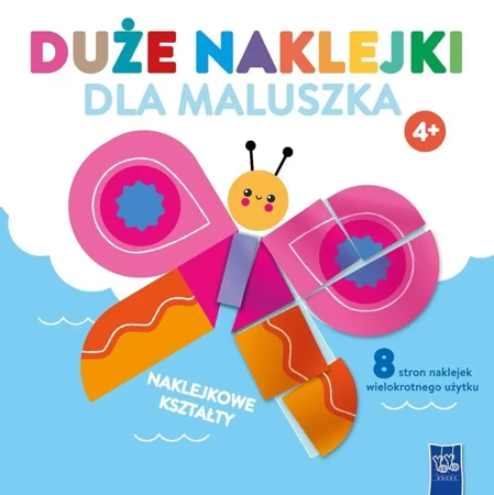 Duże naklejki dla maluszka 4+ Motylek - praca zbiorowa