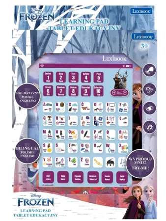 Dwujęzyczny tablet edukacyjny Frozen (PL/EN) JCPAD002FZi17 - Lexibook