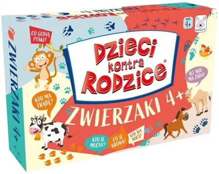 Dzieci kontra Rodzice. Zwierzaki 4+ - PRACA ZBIOROWA