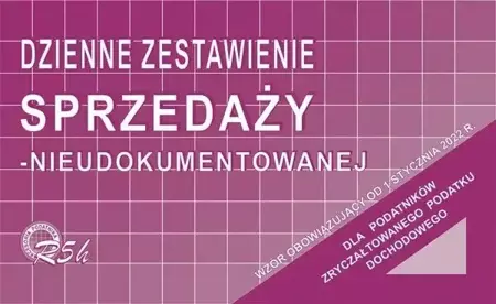 Dzienne zestawienie sprzedaży R05-H - Michalczyk i Prokop