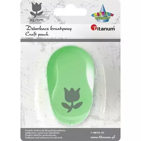 Dziurkacz z motywem Tulipan 25mm - Titanum