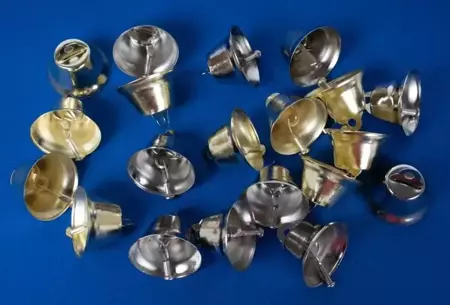 Dzwoneczki metalowe zlote i srebrne 20szt - Dalprint