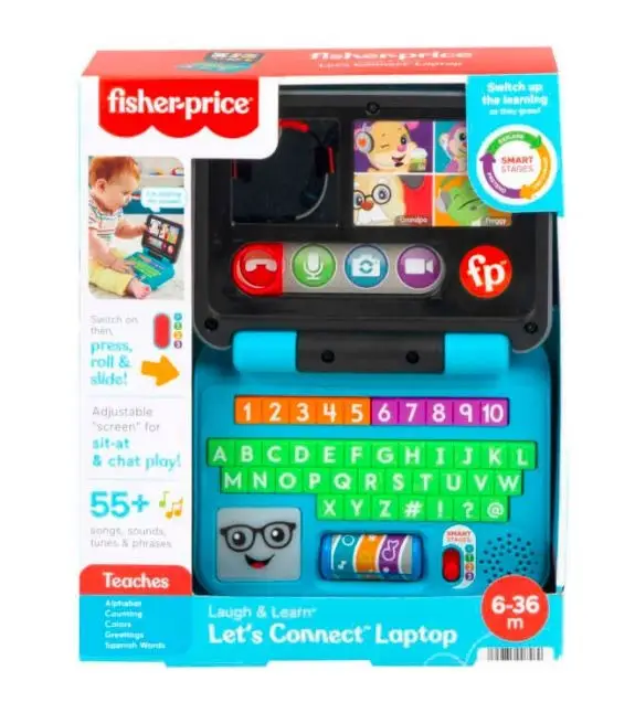 Edukacyjny Laptop Malucha -Porozmawiajmy - Fisher Price