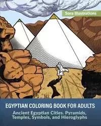 Egyptian Coloring Book for Adults - Illustrations Sora