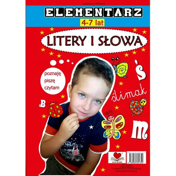 Elementarz 4-7 lat. Litery i słowa - AGNIESZKA WILEŃSKA