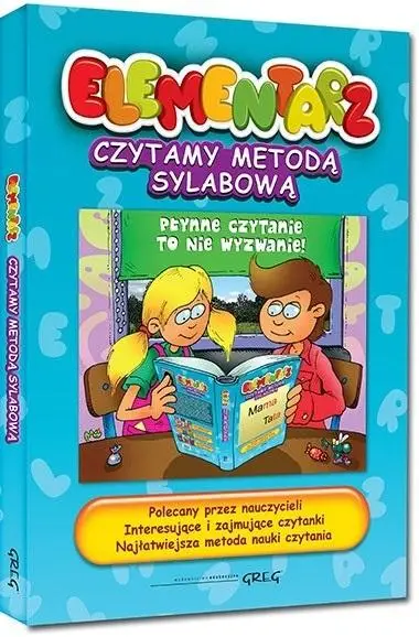 Elementarz - czytanie metodą sylabową TW GREG - Alicja Karczmarska-Strzebońska