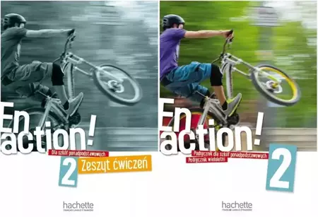 En action! 2 Podręcznik Zeszyt ćwiczeń Hachette - Celine Himber, Fabienne Gallon