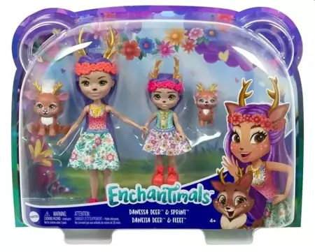 Enchantimals. Lalki siostry 2-pak HCF80 - Mattel