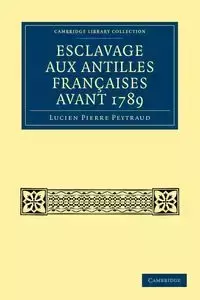 Esclavage Aux Antilles Francaises Avant 1789 - Lucien Pierre Peytraud