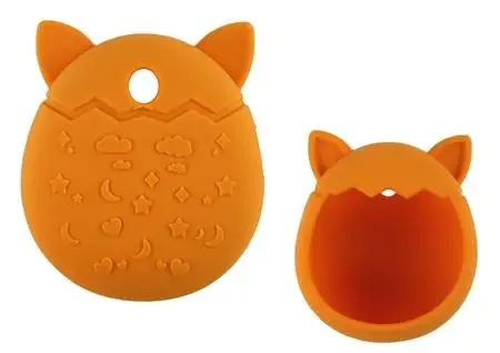 Etui case na Tamagotchi silikonowy pomarańczowy - Leantoys