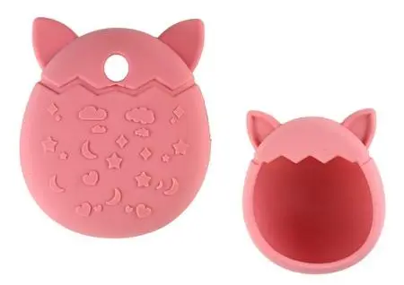 Etui case na Tamagotchi silikonowy pudrowy róż - Leantoys