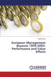 European Management Buyouts 1999-2003 - Daniel Kurylo