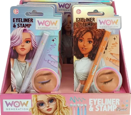 Eyeliner z pieczątką WOW00113 1szt.mix - Kids Euroswan