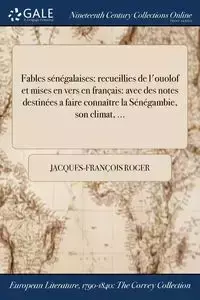 Fables sénégalaises - Roger Jacques-François