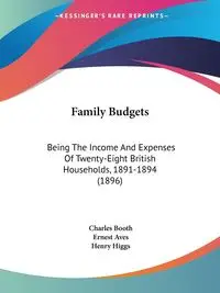 Family Budgets - Charles Booth