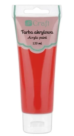 Farba akrylowa czerwona 120ml - Dalprint