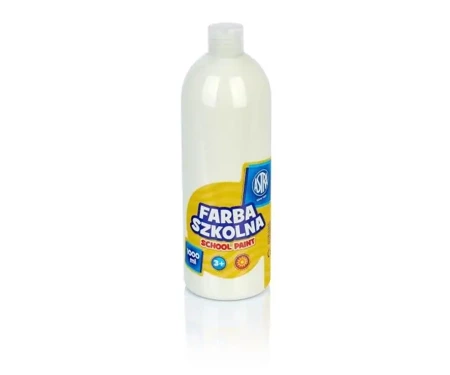 Farba szkolna biała 1000ml ASTRA - ASTRA papiernicze