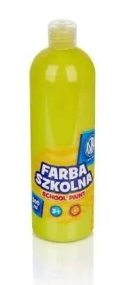 Farba szkolna cytrynowa 500ml ASTRA - ASTRA papiernicze