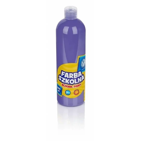 Farba szkolna fioletowa 500ml ASTRA - ASTRA papiernicze