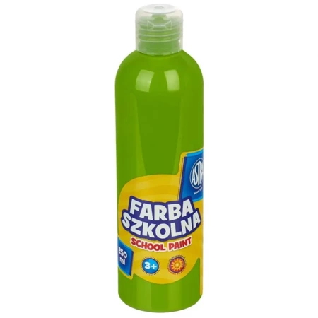 Farba szkolna naturalna tempera Astra 250 ml limonkowa - ASTRA art-pap