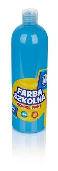 Farba szkolna niebieska 500ml ASTRA - ASTRA papiernicze