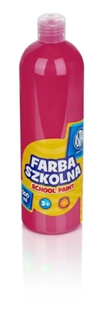 Farba szkolna róż 500ml ASTRA - ASTRA papiernicze