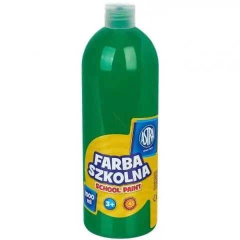 Farba szkolna zielona jasna 1000ml ASTRA - ASTRA papiernicze