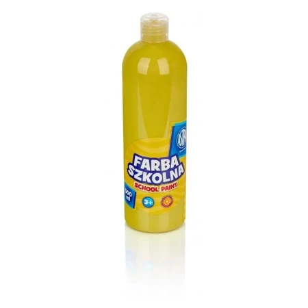 Farba szkolna żółta 500ml ASTRA - ASTRA papiernicze