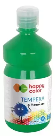 Farba tempera Premium 500ml zielona HAPPY COLOR - GDD