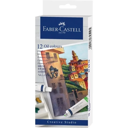 Farby olejne Creative Studio 12 kolorów x 9ml - Faber Castell