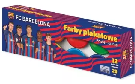 Farby plakatowe 12 kol 20ml ASTRA - ASTRA papiernicze