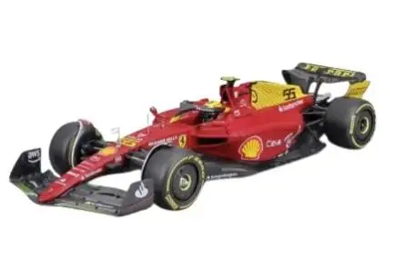 Ferrari F1-75 Monza Yellow 2022 #55 1:24 BBURAGO