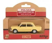 Fiat 125p MR żółty - Kolekcja PRL