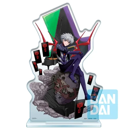 Figurka BP ICHIBANSHO EVANGELION ACRYLIC STAND KAWORU NAGISA (OPERATION STARTED!) - BANDAI (V)