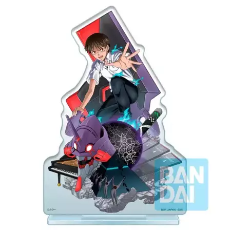 Figurka BP ICHIBANSHO EVANGELION ACRYLIC STAND SHINJI IKARI (OPERATION STARTED!) - BANDAI (V)