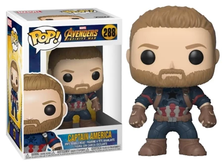 Figurka Bobble Marvel: Avengers Infinity War Captain America Funko POP