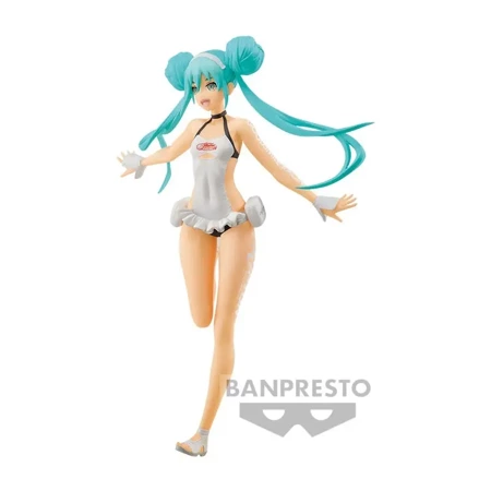 Figurka Hatsune Miku Racing Ver. Racing Miku 2022 Tropical Maid Ver. - Banpresto