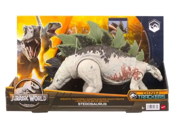 Figurka Jurassic World Stegozaur Gigantyczny tropiciel - Mattel