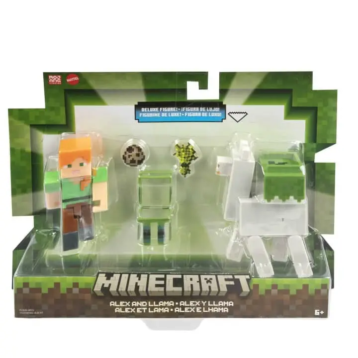 Figurka Minecraft Alex i Lama - Mattel