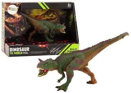 Figurka dinozaura karnotaur zielono-brązowy - Leantoys