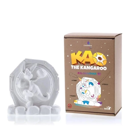 Figurka do pomalowania - Kao The Kangaroo - Candellana Kids