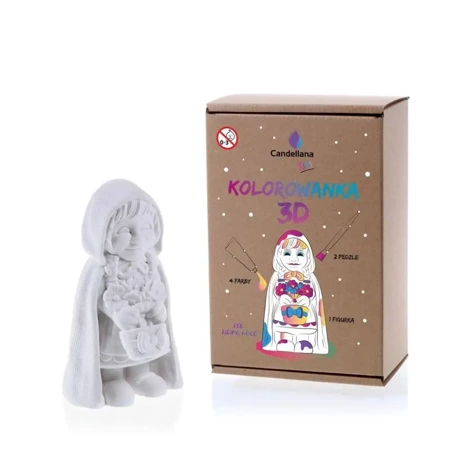 Figurka do pomalowania - Riding Hood - Candellana Kids