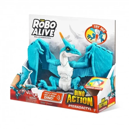 Figurka interaktywna Dino Action seria 1 Pterodaktyl - ZURU Robo Alive