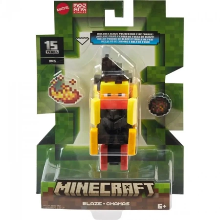 Figurka podstawowa Minecraft, Blaze - Mattel