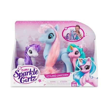 Figurki Błyszczący jednorożec karton 6 sztuk - ZURU Sparkle Girlz