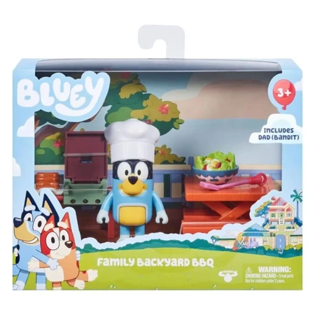 Figurki mini zestaw podwórko Bluey BLU13030 - TM TOYS