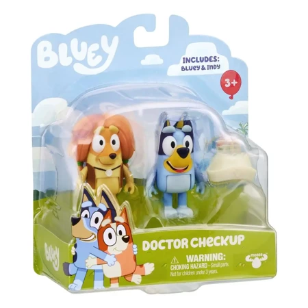 Figurki zestaw 2pak Wizyta u Lekarza Bluey BLU13046 - TM TOYS